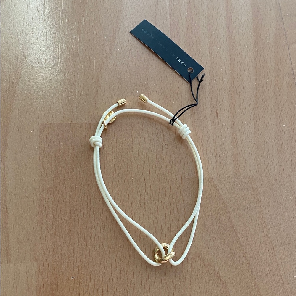 Marc Jacob Yellow Cord Bracelet with Charm